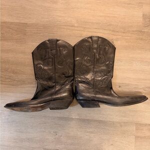 Nine West Black Heeled Boots